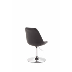 Silla De Comedor Maverick Negro,Cromado