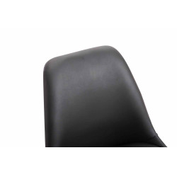 Silla De Comedor Maverick Negro,Cromado