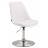 Silla De Comedor Maverick Blanco,Cromado