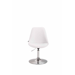 Silla De Comedor Maverick Blanco,Cromado