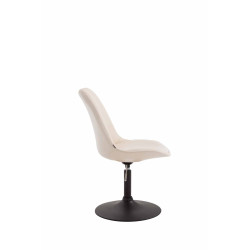 Silla De Comedor Maverick Crema,Negro