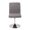 Taburete de comedor Elva en tela Gris