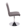 Taburete de comedor Elva en tela Gris
