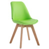 Silla de comedor Manado Verde,Natural