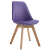 Silla de comedor Manado Lila,Natural
