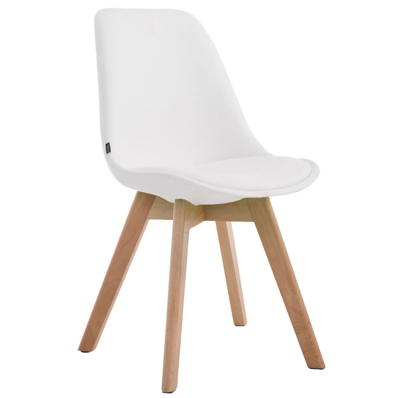 Silla de comedor Manado Blanco,Natural