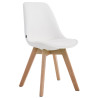 Silla de comedor Manado Blanco,Natural
