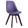 Silla de comedor Manado Lila,Nogal