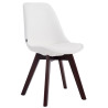 Silla de comedor Manado Blanco,Nogal