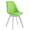 Silla de comedor Manado Verde,Blanco