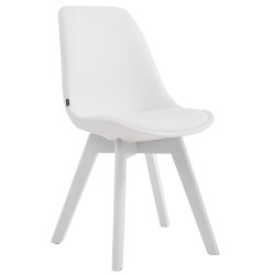 Silla de comedor Manado Blanco,Blanco