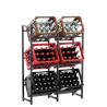 Estantería para cajas Lennert XL,Negro