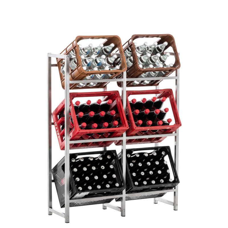 Estantería para cajas Lennert XL,Acero inoxidable