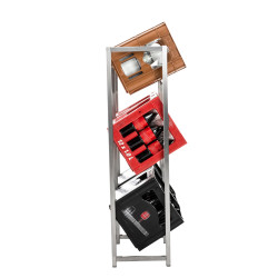 Estantería para cajas Lennert XL,Acero inoxidable