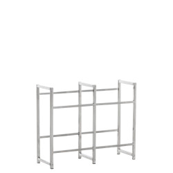 Estantería para cajas Lennert L,Acero inoxidable