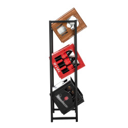 Estantería para cajas Lennert M,Negro