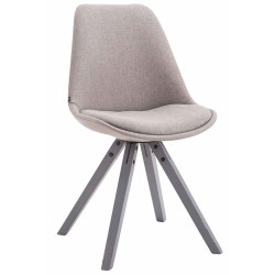 Silla visita Toulouse Square en Tela Gris,Gris