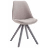 Silla visita Toulouse Square en Tela Gris,Gris