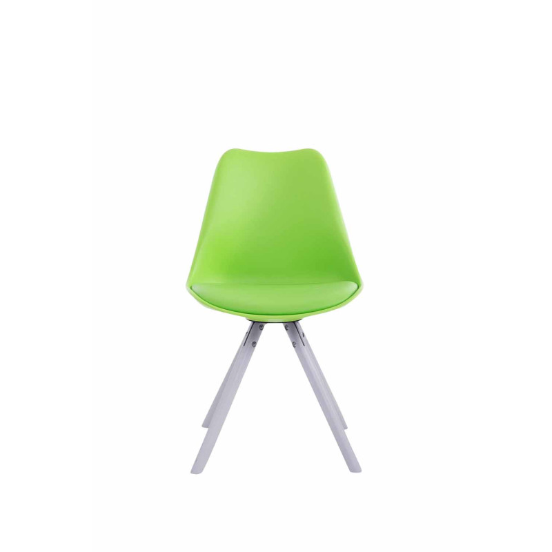 Silla visita Toulouse Rund Verde,Blanco