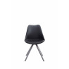 Silla visita Toulouse Rund Negro,Gris