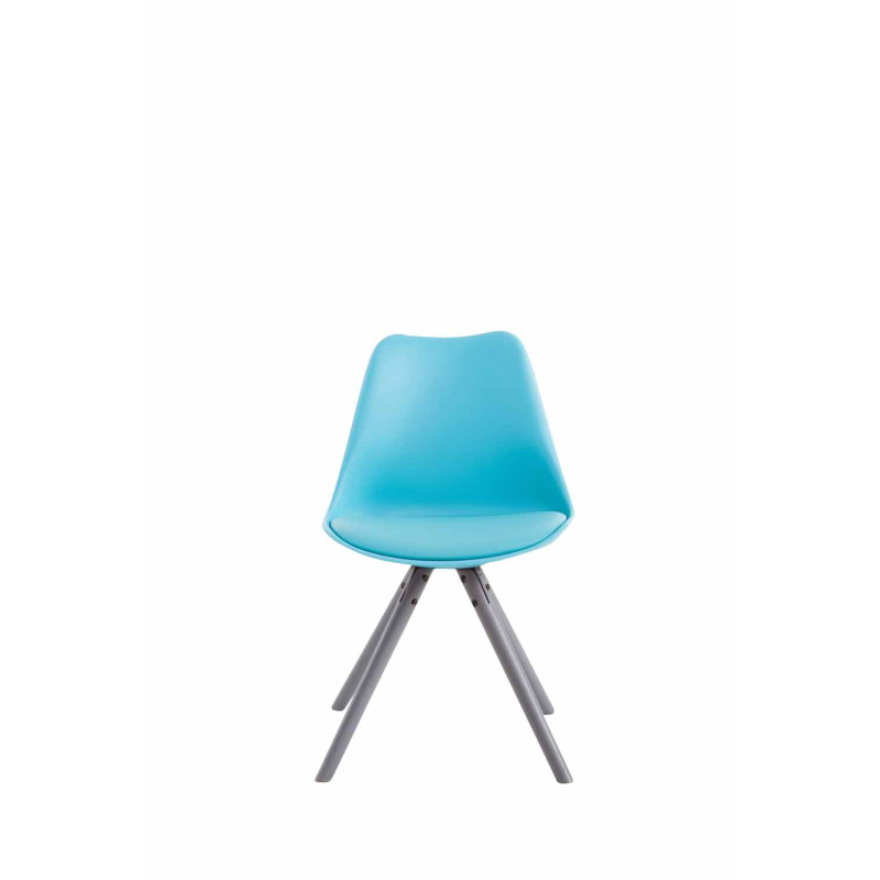 Silla visita Toulouse Rund Azul,Gris