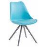 Silla visita Toulouse Rund Azul,Gris