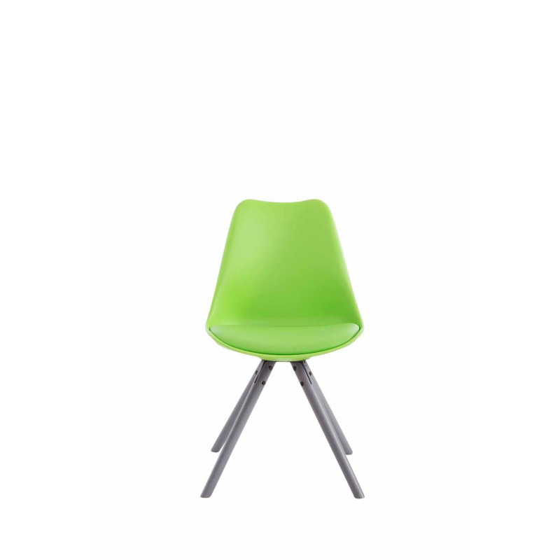 Silla visita Toulouse Rund Verde,Gris