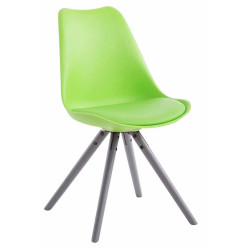 Silla visita Toulouse Rund Verde,Gris