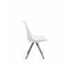Silla visita Toulouse Rund Blanco,Gris