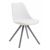 Silla visita Toulouse Rund Blanco,Gris