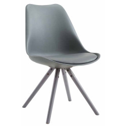 Silla visita Toulouse Rund Gris,Gris