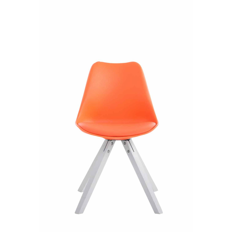 Silla visita Toulouse Square Naranja,Blanco