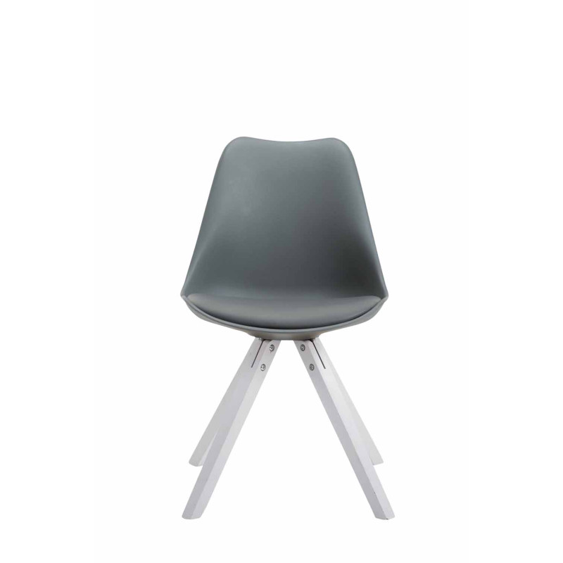 Silla visita Toulouse Square Gris,Blanco