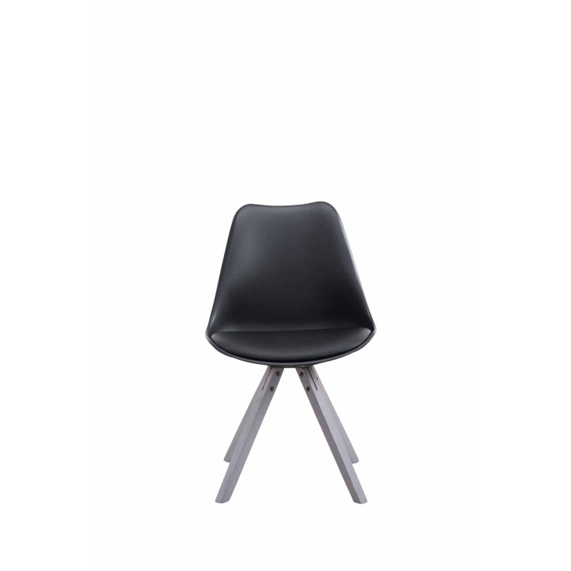 Silla visita Toulouse Square Negro,Gris