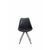 Silla visita Toulouse Square Negro,Gris