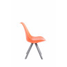 Silla visita Toulouse Square Naranja,Gris