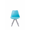 Silla visita Toulouse Square Azul,Gris