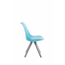 Silla visita Toulouse Square Azul,Gris
