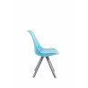 Silla visita Toulouse Square Azul,Gris
