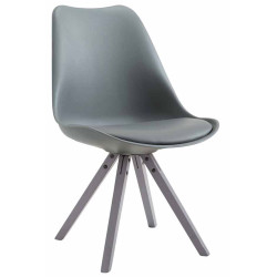 Silla visita Toulouse Square Gris,Gris