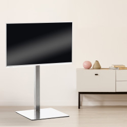 Soporte De Pie Para TV De Plasma De 32 - 65" Cuadrada,Acero inoxidable