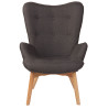 Sillón Orejero Nórdico Durham Gris oscuro