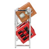 Estantería para cajas Lennert S,Cromado