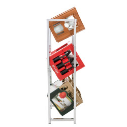 Estantería para cajas Lennert M,Cromado