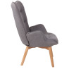 Sillón Orejero Nórdico Durham Gris