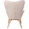 Sillón Orejero Nórdico Durham Crema
