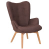 Sillón Orejero Nórdico Durham Marrón