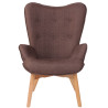 Sillón Orejero Nórdico Durham Marrón