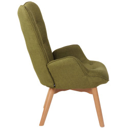 Sillón Orejero Nórdico Durham Verde