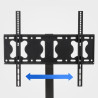 Soporte De Pie Para TV De Plasma De 32 - 65" Cuadrada,Negro mate